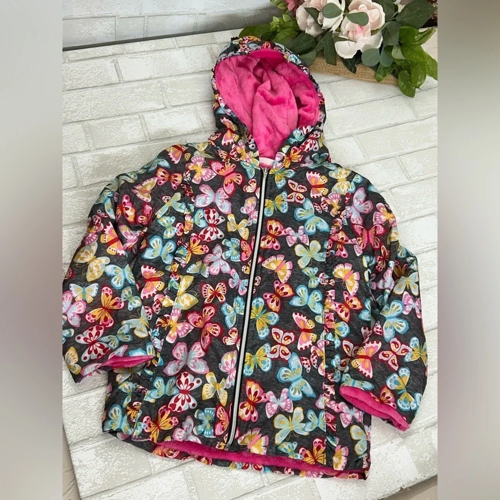 Penelope Mack Multicolor Butterfly Puffer Jacket